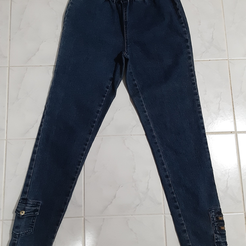 Diane Gilman Dark Blue Skinny Jeans